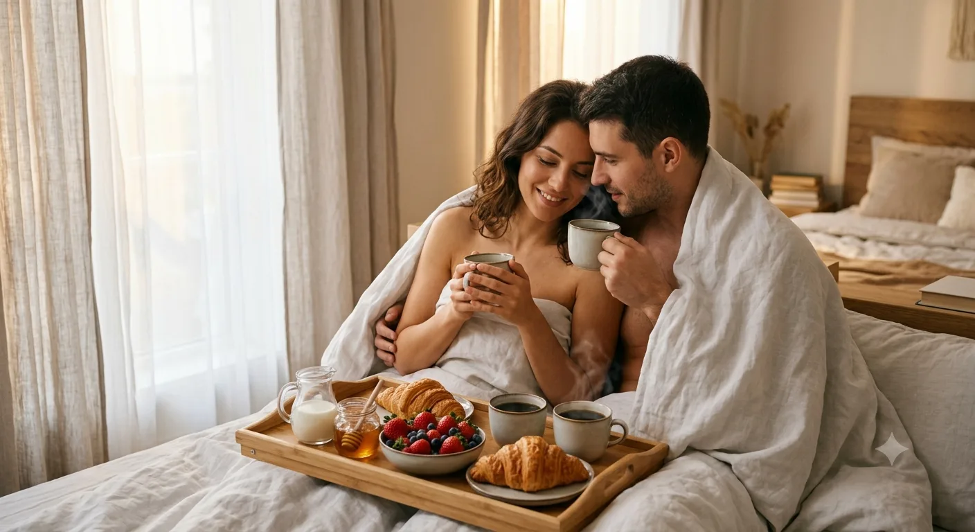 Lendemain de débauche : le débriefing coquin pour prolonger le plaisir au petit-déjeuner 🥐🔥 2 plan cul dej 2